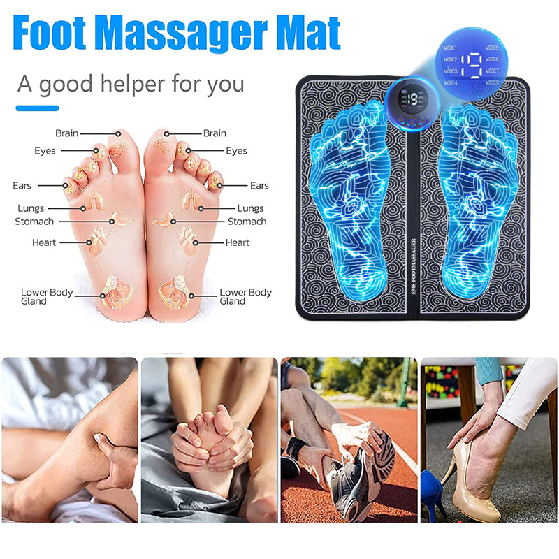 Foot Relief Mat™電気フットマッサージャーパッド