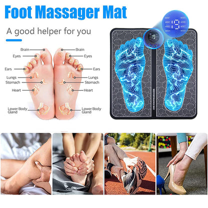Foot Relief Mat™電気フットマッサージャーパッド
