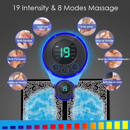 Foot Relief Mat™電気フットマッサージャーパッド