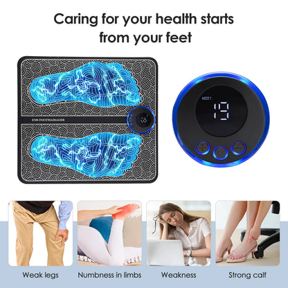 Foot Relief Mat™電気フットマッサージャーパッド